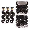 10a bundle di capelli delle onde vergine brasiliane con frontale